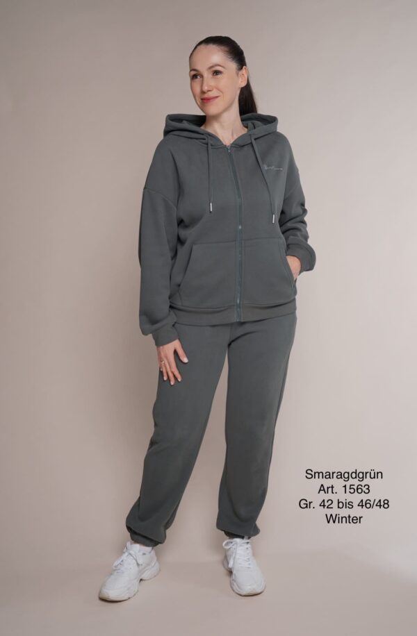 Winter 1563 | Freizeitanzug | Baumwolle | Hosenbundband | grün | Größen  XL, 2XL, 3XL