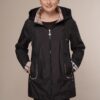 Art 007 | Windjacke | Windbreaker | Damen | Kapuze | schwarz | Frühling | von 36. bis 50. DE-GR
